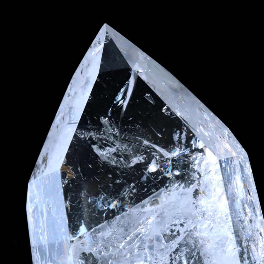 レムリアン水晶 六角柱 GOLD STONE レムリアンシード 水晶 六角柱 ポイント 全面研磨 磨き