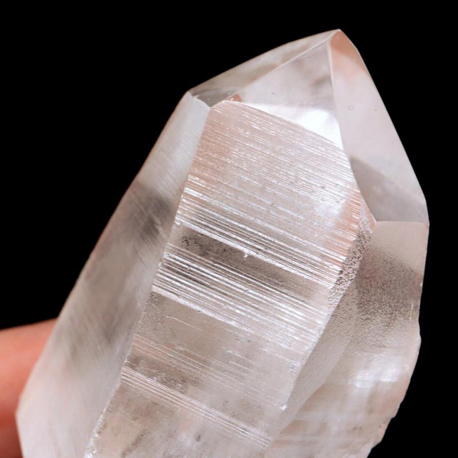 レムリアンシード 水晶 六角柱 ポイント 一部面残し 研磨磨き