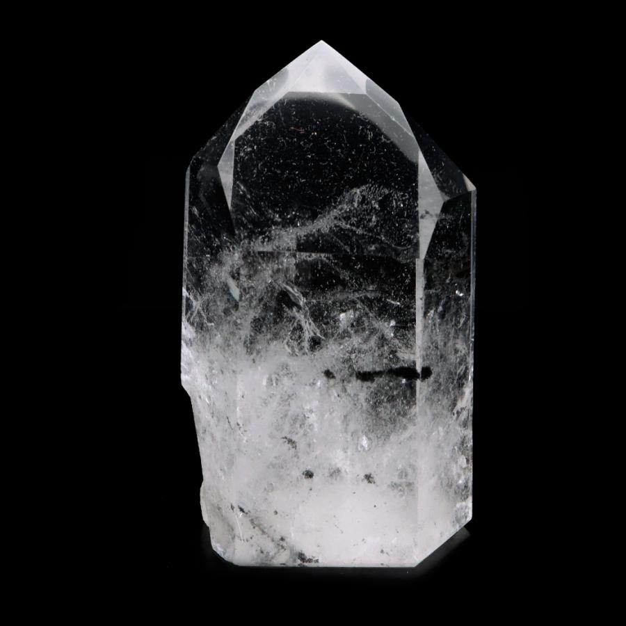 レムリアンシード 水晶 六角柱 ポイント 一部面残し 研磨磨き 155g 1点 