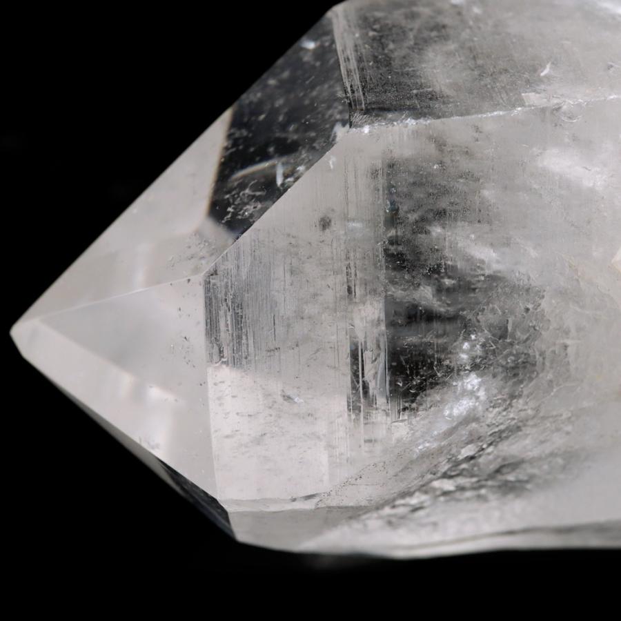 レムリアンシード 水晶 六角柱 ポイント 一部面残し 研磨磨き 269g 1点