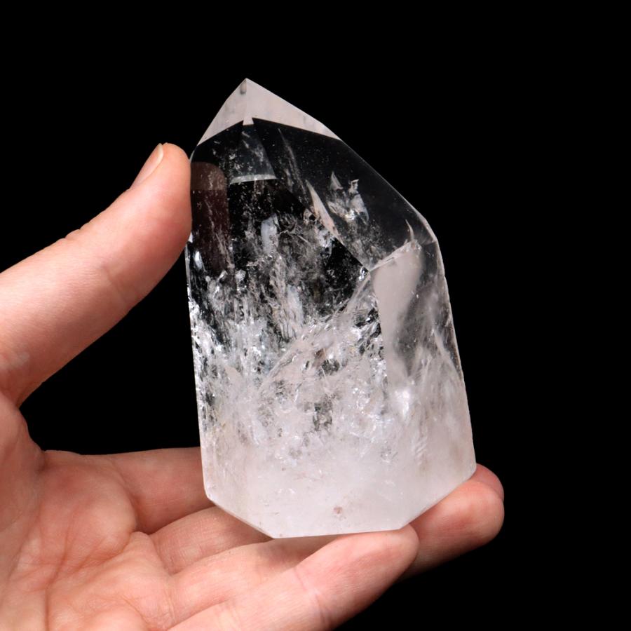 レムリアンシード 水晶 六角柱 ポイント 一部面残し 研磨磨き 284g 1点もの AAAAA 虹入り レインボー 天然石 ブラジル バイーア州産 証明書付き 爆買 クリスマス |  | 06