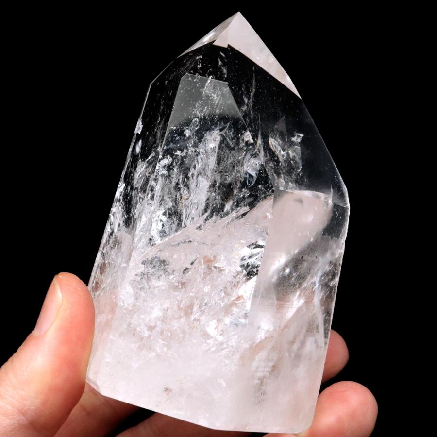 レムリアンシード 水晶 六角柱 ポイント 一部面残し 研磨磨き 284g 1点もの AAAAA 虹入り レインボー 天然石 ブラジル バイーア州産 証明書付き 爆買 クリスマス |  | 07