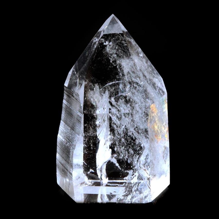 レムリアンシード 水晶 六角柱 ポイント 一部面残し 研磨磨き 237g 1点