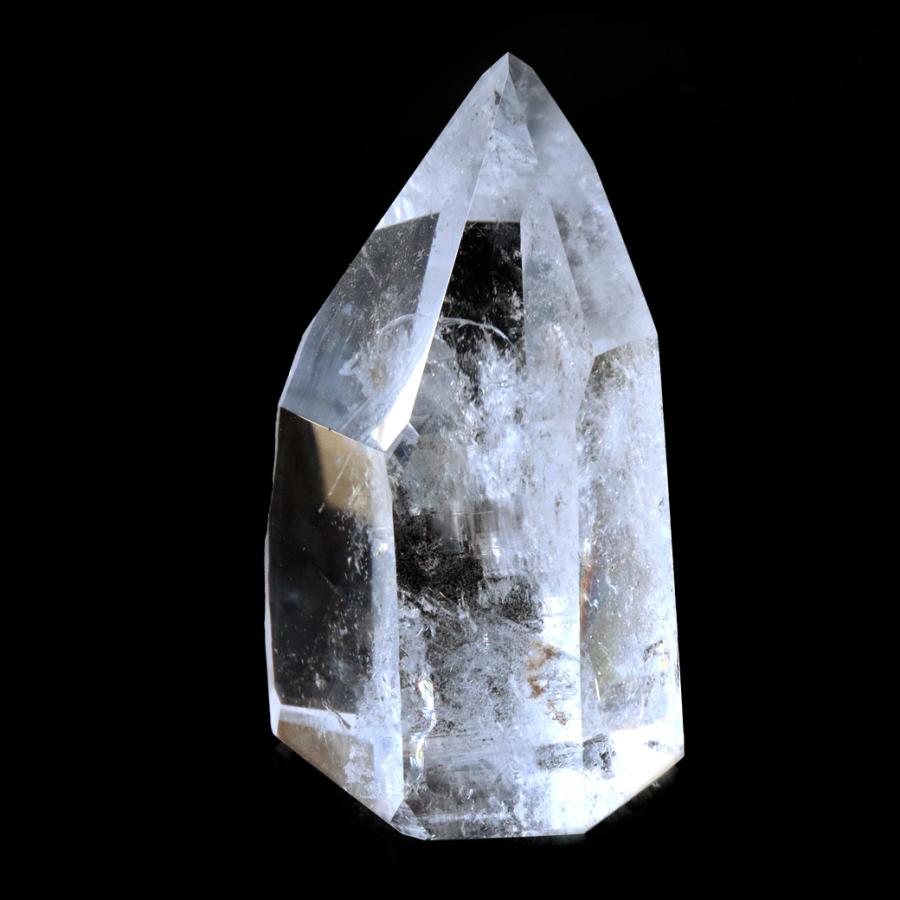 レムリアンシード 水晶 六角柱 ポイント 一部面残し 研磨磨き 237g 1点