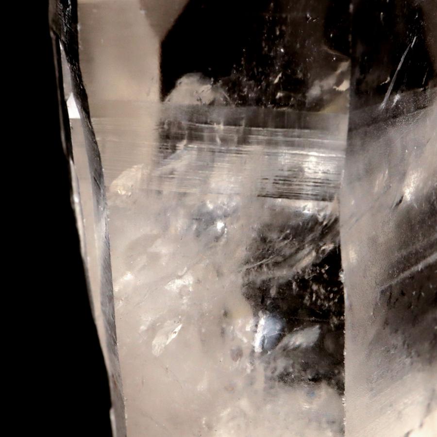 レムリアンシード 水晶 六角柱 ポイント 一部面残し 研磨磨き 266g 1点もの AA 天然石 ブラジル バイーア州産 証明書付き_3