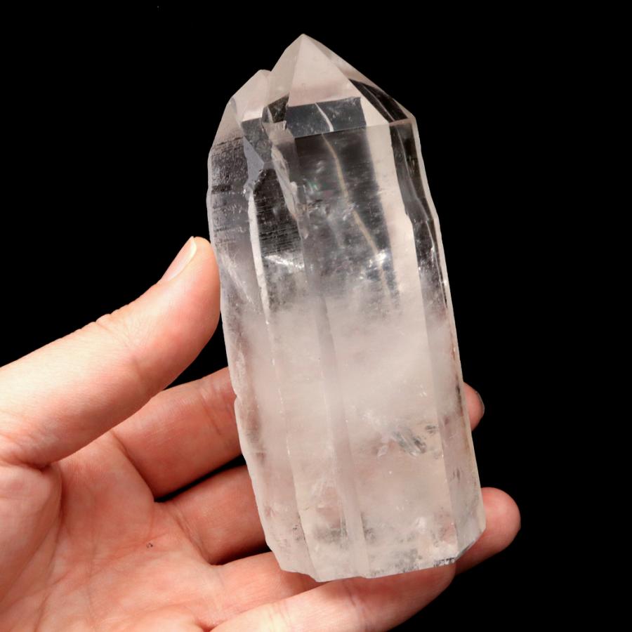 GOLD STONE レムリアンシード 水晶 六角柱 ポイント 一部面残し 研磨