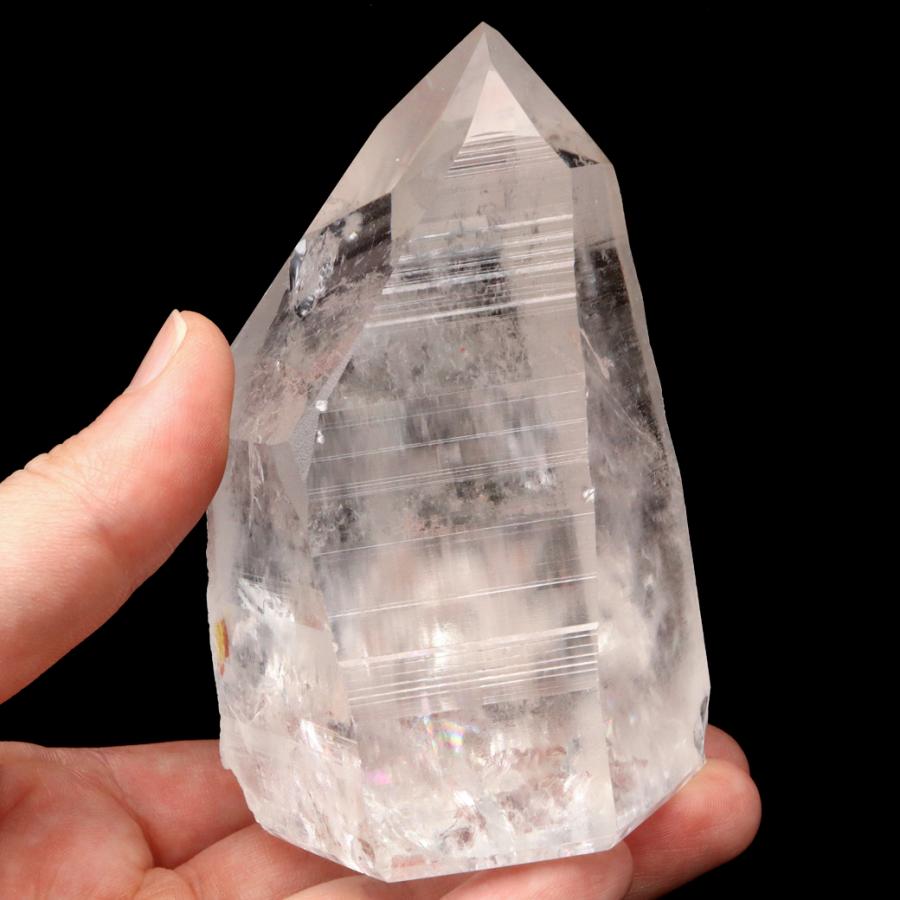 GOLD STONE レムリアンシード 水晶 六角柱 ポイント 一部面残し 研磨