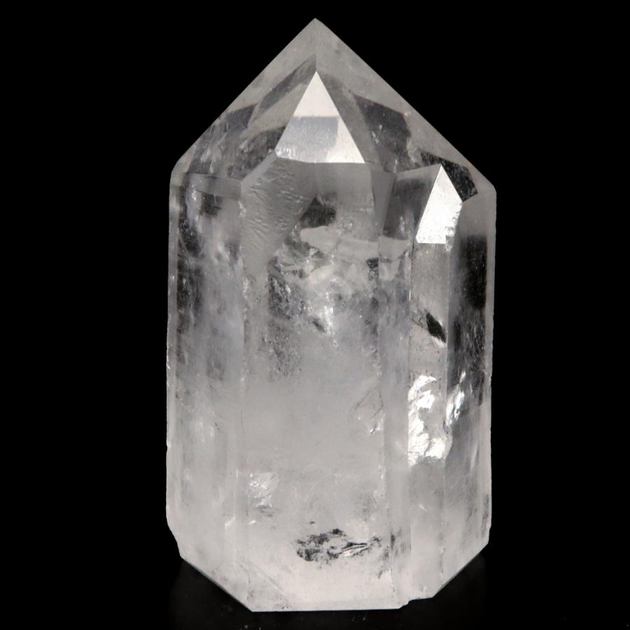レムリアンシード 水晶 六角柱 ポイント 一部面残し 研磨磨き 329g 1点もの AA 天然石 ブラジル バイーア州産 証明書付き