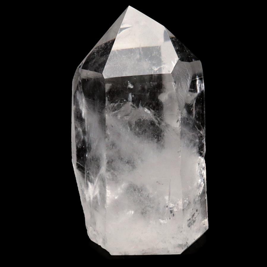 レムリアンシード 水晶 六角柱 ポイント 一部面残し 研磨磨き 329g 1点もの AA 天然石 ブラジル バイーア州産 証明書付き