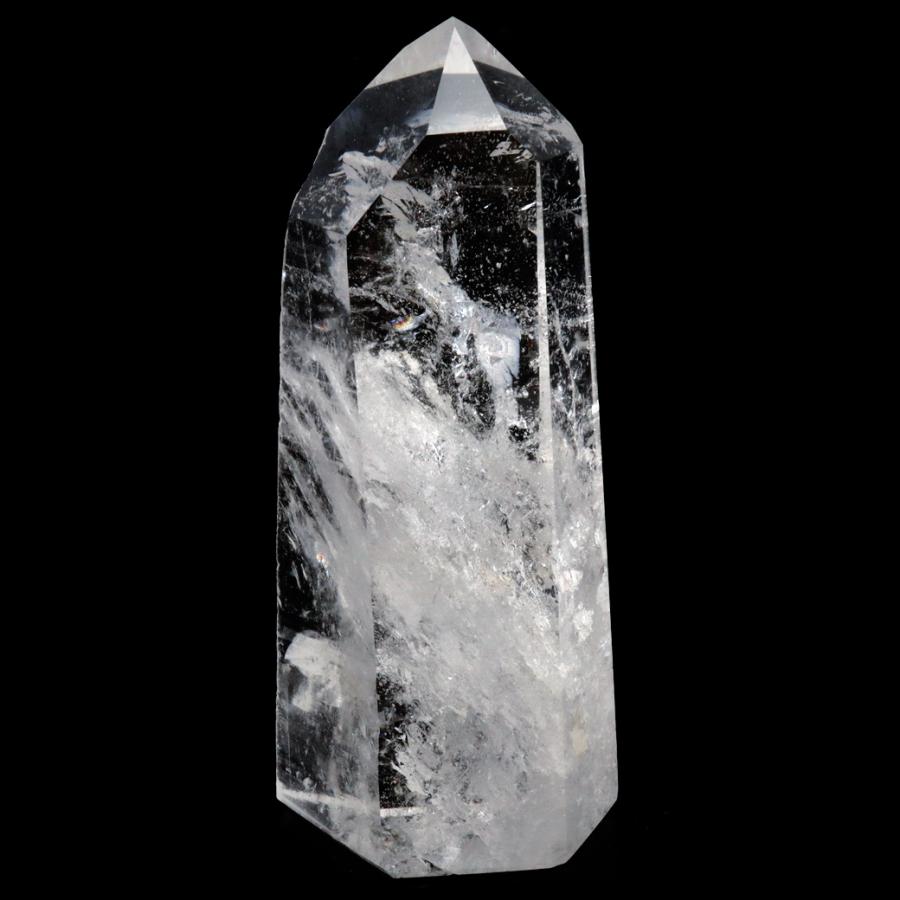 GOLD STONE レムリアンシード 水晶 六角柱 ポイント 一部面残し 研磨