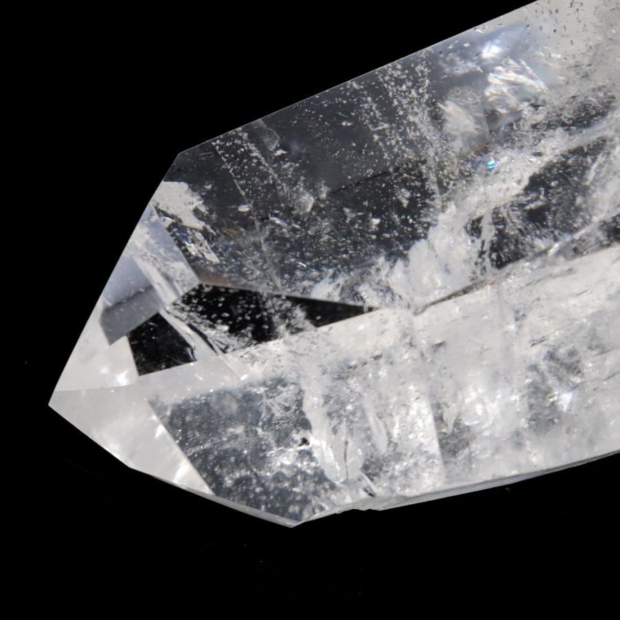 GOLD STONE レムリアンシード 水晶 六角柱 ポイント 一部面残し 研磨