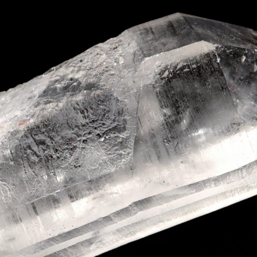 レムリアンシード 水晶 六角柱 ポイント 一部面残し 研磨磨き 325g 1点もの AA 天然石 ブラジル バイーア州産 証明書付き_5
