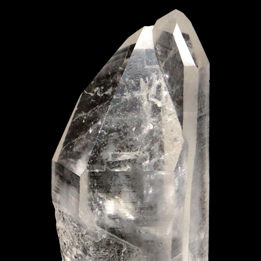 レムリアンシード 水晶 六角柱 ポイント 一部面残し 研磨磨き 325g 1点もの AA 天然石 ブラジル バイーア州産 証明書付き_8