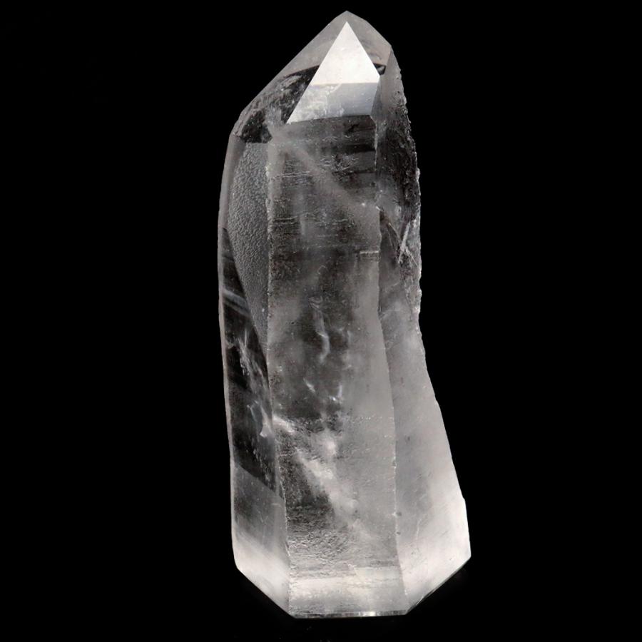 レムリアンシード 水晶 六角柱 ポイント 一部面残し 研磨磨き 213g 1点もの AA 天然石 ブラジル バイーア州産 証明書付き