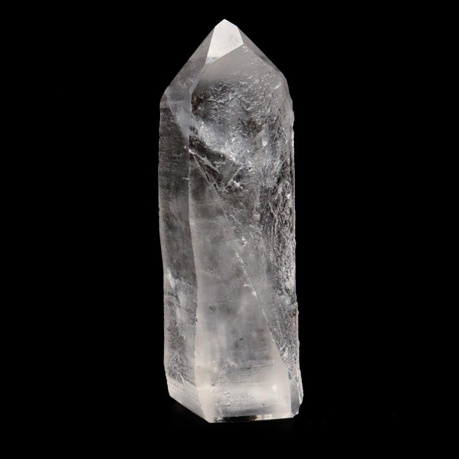 レムリアンシード 水晶 六角柱 ポイント 一部面残し 研磨磨き 213g 1点もの AA 天然石 ブラジル バイーア州産 証明書付き
