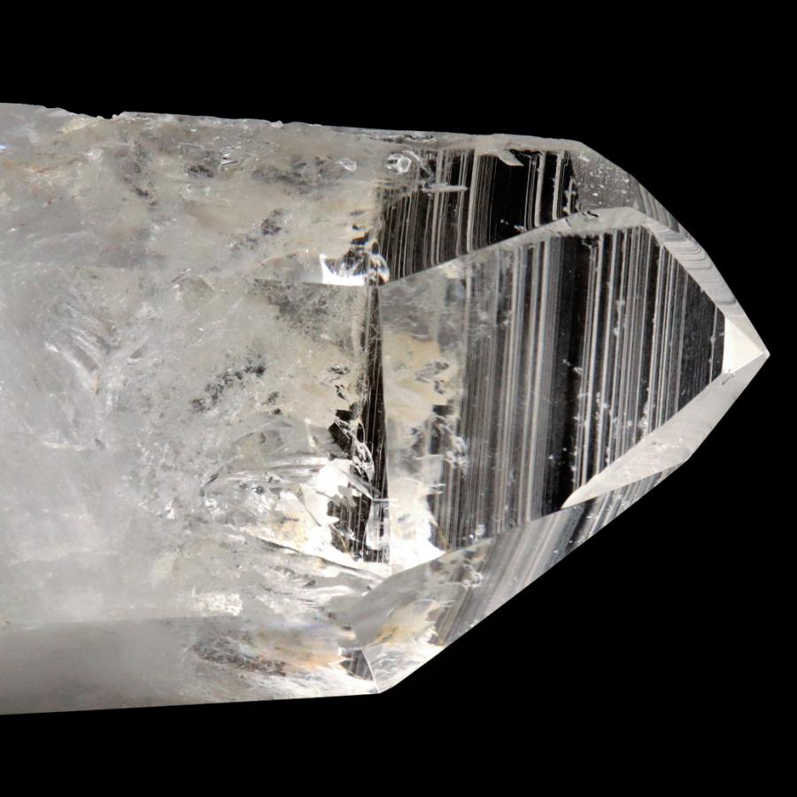 GOLD STONE レムリアンシード 水晶 六角柱 ポイント 一部面残し 研磨