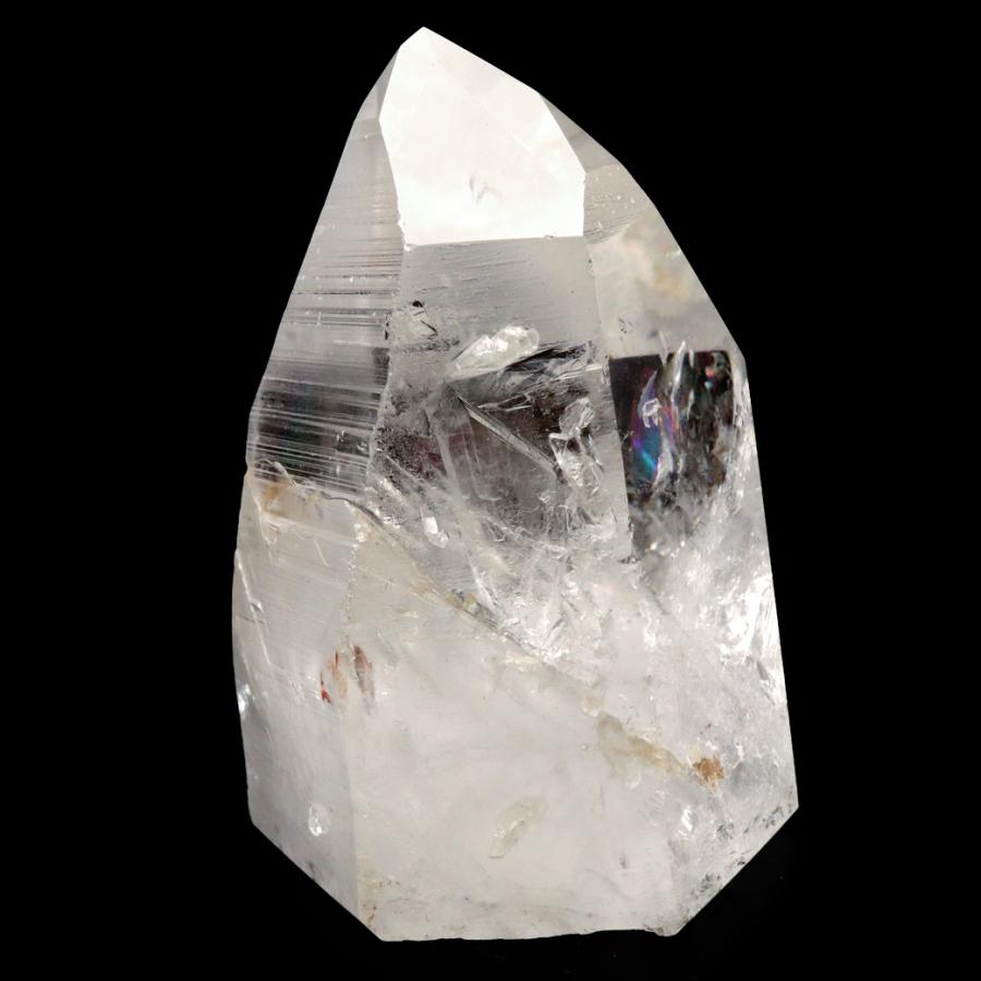 GOLD STONE レムリアンシード 水晶 六角柱 ポイント 一部面残し 研磨