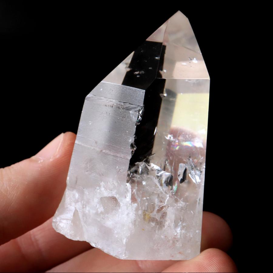 レムリアンシード 水晶 六角柱 ポイント 一部面残し 若き 研磨 レムリアンシード 水晶 六角柱 ポイント 一部面残し 若き 研磨