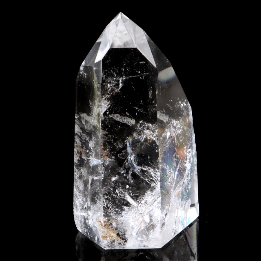 GOLD STONE レムリアンシード 水晶 六角柱 ポイント 一部面残し 研磨