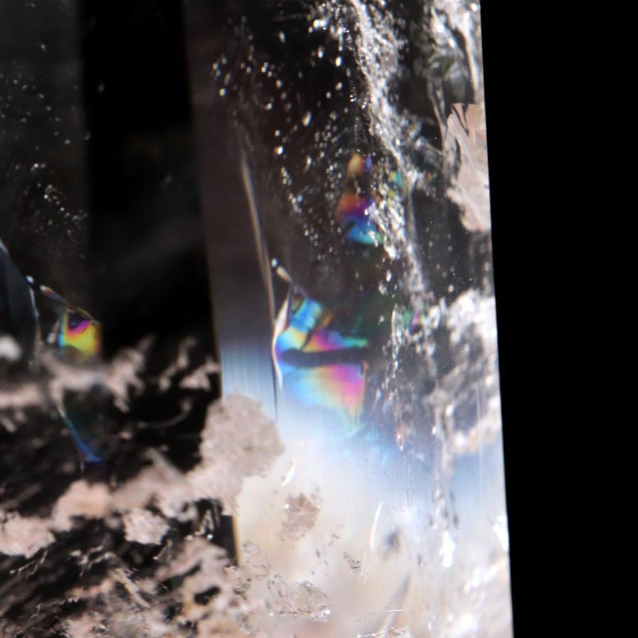 GOLD STONE レムリアンシード 水晶 六角柱 ポイント 一部面残し 研磨