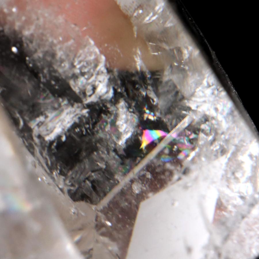 GOLD STONE レムリアンシード 水晶 六角柱 ポイント 一部面残し 研磨