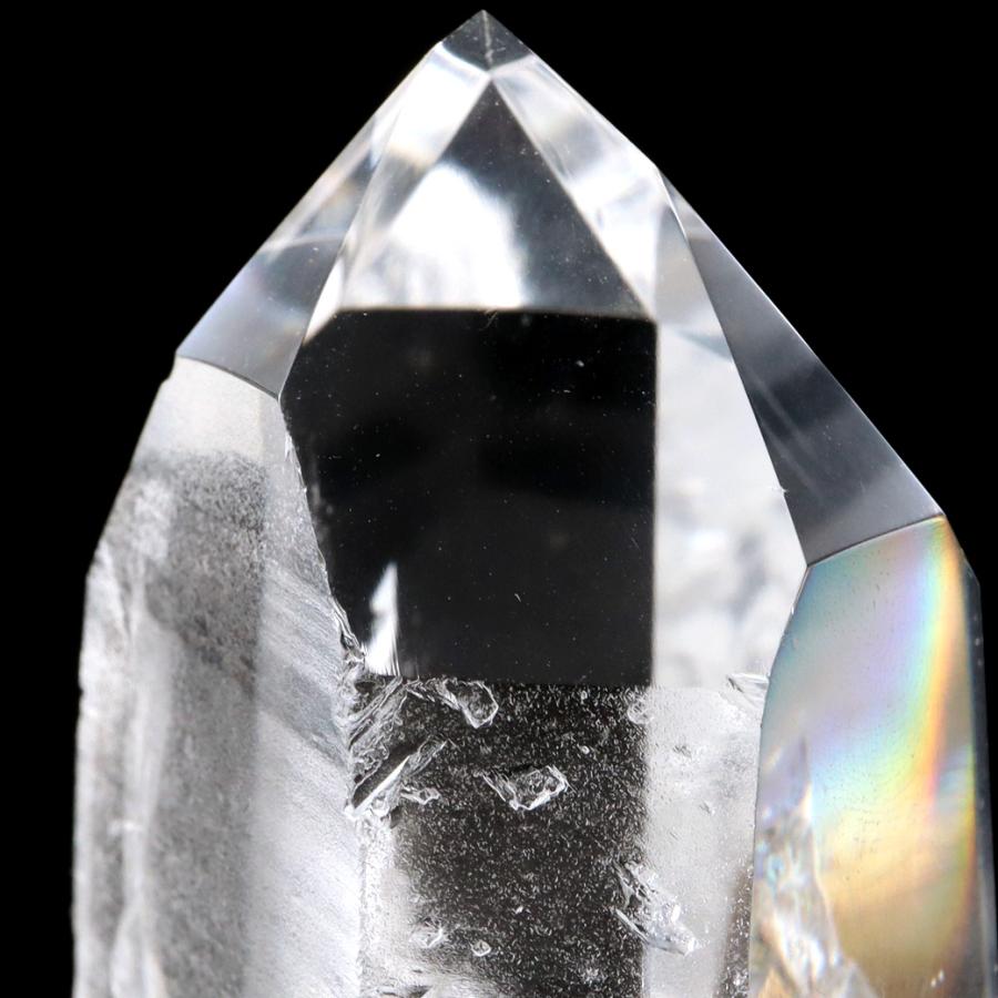 GOLD STONE レムリアンシード 水晶 六角柱 ポイント 一部面残し 研磨