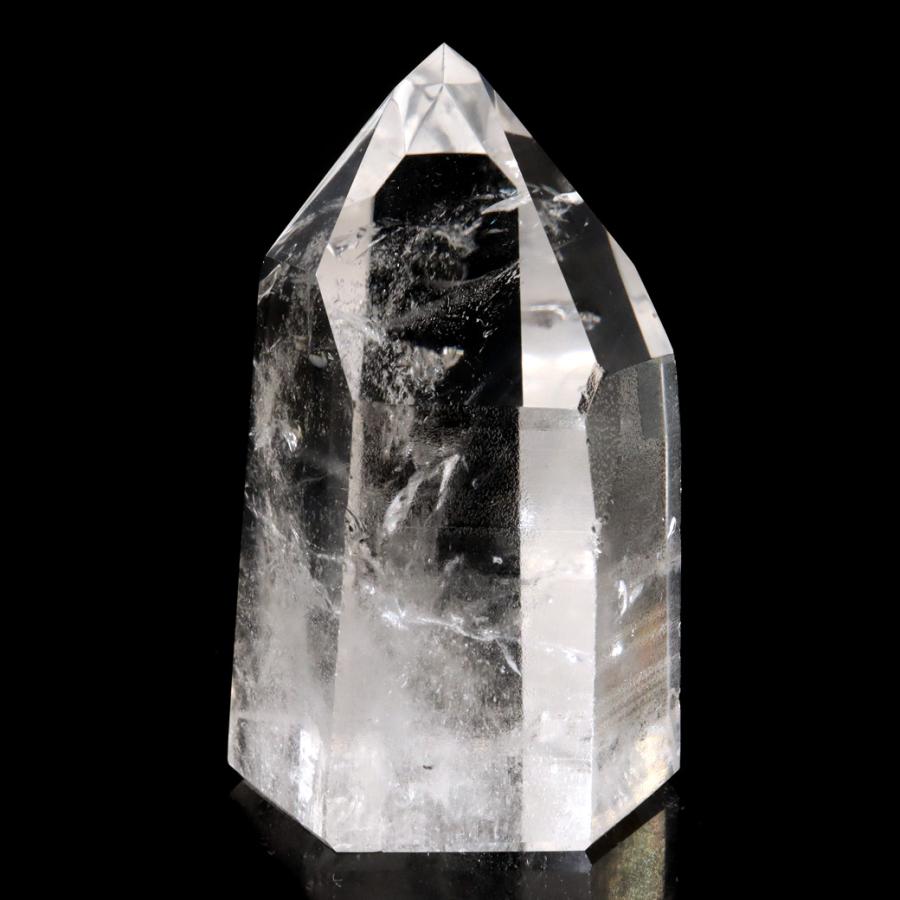 GOLD STONE レムリアンシード 水晶 六角柱 ポイント 一部面残し 研磨