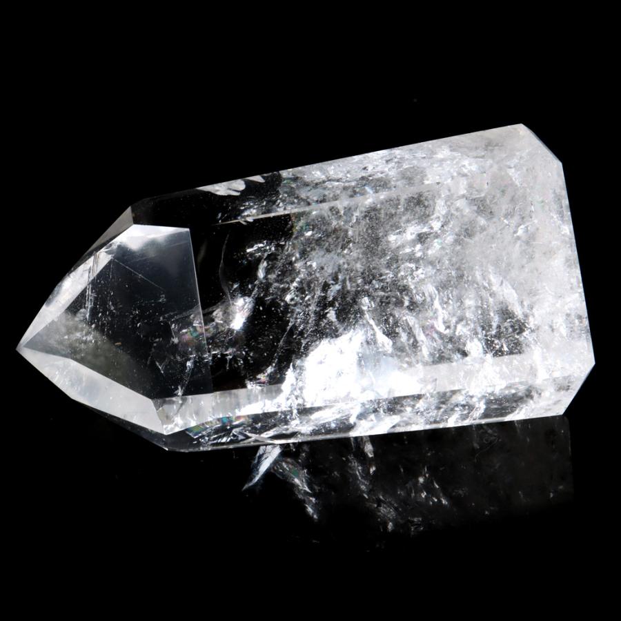 レムリアンシード 水晶 六角柱 ポイント 全面研磨 磨き 376g 1点
