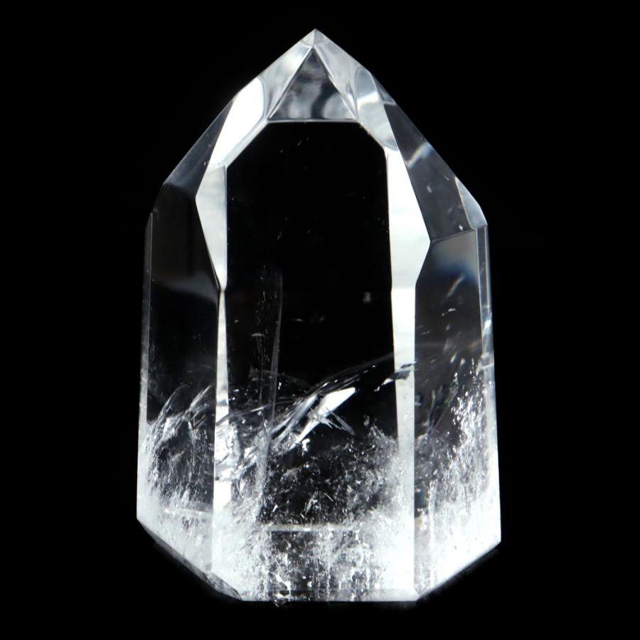 GOLD STONE レムリアンシード 水晶 六角柱 ポイント 全面研磨 磨き