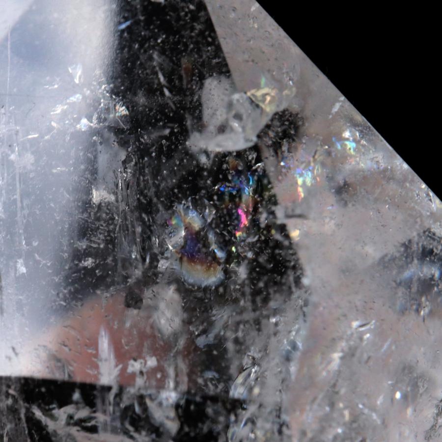 GOLD STONE レムリアンシード 水晶 六角柱 ポイント 全面研磨