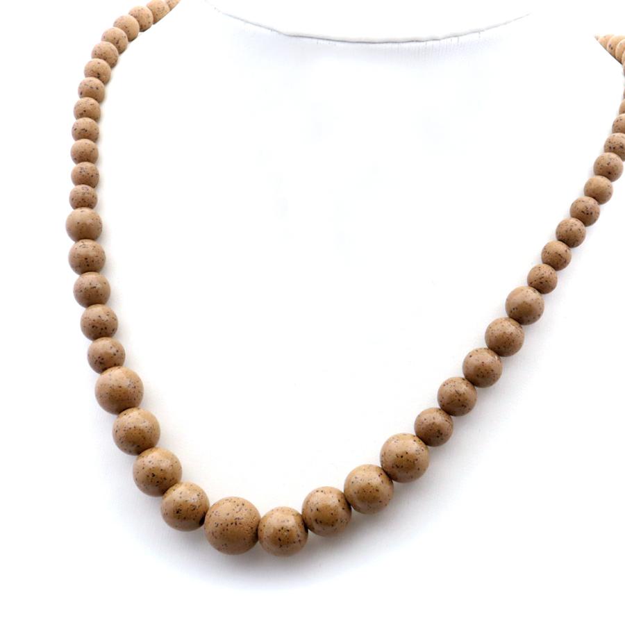 GOLD STONE 北投石 ネックレス グラデーション 橙色 45cm 台湾産 