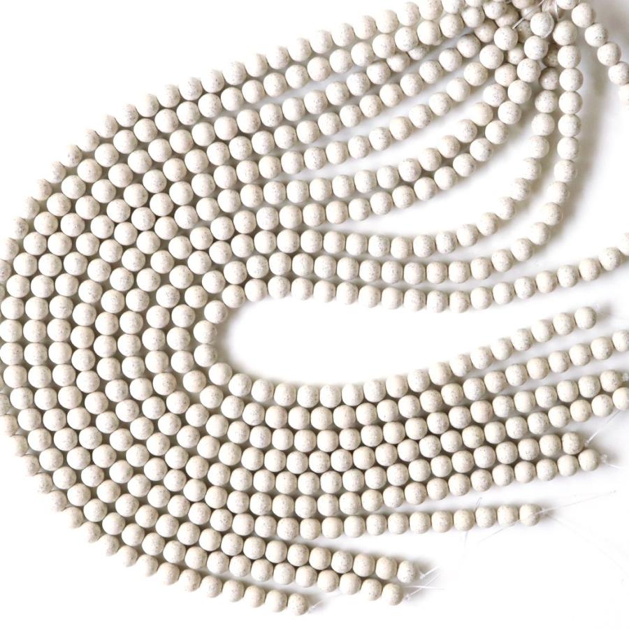 GOLD STONE 北投石 一連 ビーズ 8mm 40cm 台湾産 マイナスイオン測定