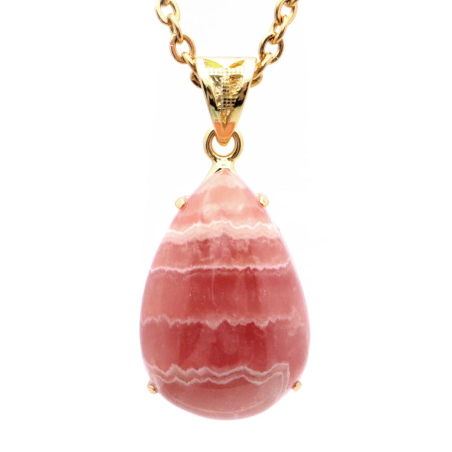 高品質！！しずく型インカローズペンダントトップ ※チェーンなし