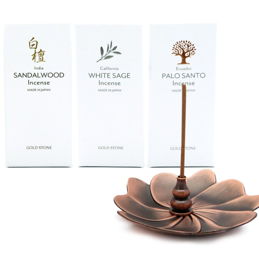 お香 アソート ホワイトセージ パロサント 白檀 線香 3種類の香り ＋