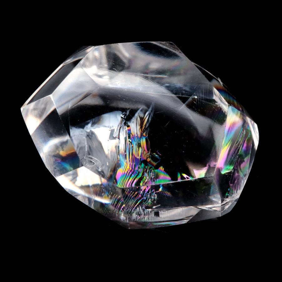 アイリスクォーツ 虹入り 原石 38g 全面磨き 研磨 ポリッシュ アイリスクォーツ 虹入り 原石 38g 全面磨き 研磨 ポリッシュ