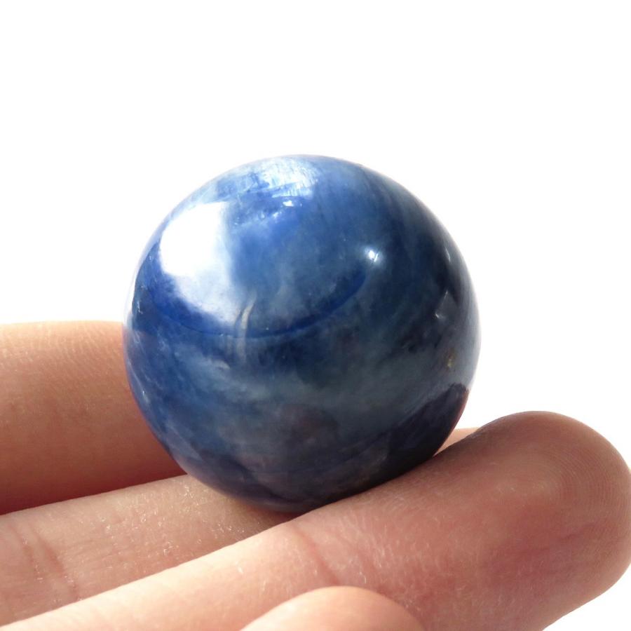カイヤナイト キャッツアイ 丸玉 直径約25mm 台座付き 天然石 カイヤナイト キャッツアイ 丸玉 直径約25mm 台座付き 天然石