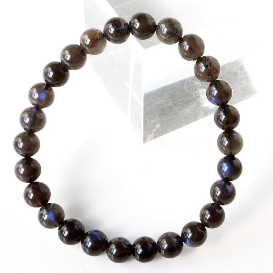 ブラック ラブラドライト ブレスレット 7mm 漆黒に輝くブルーシラー Labradorite13 Gold Stone 通販 Yahoo ショッピング