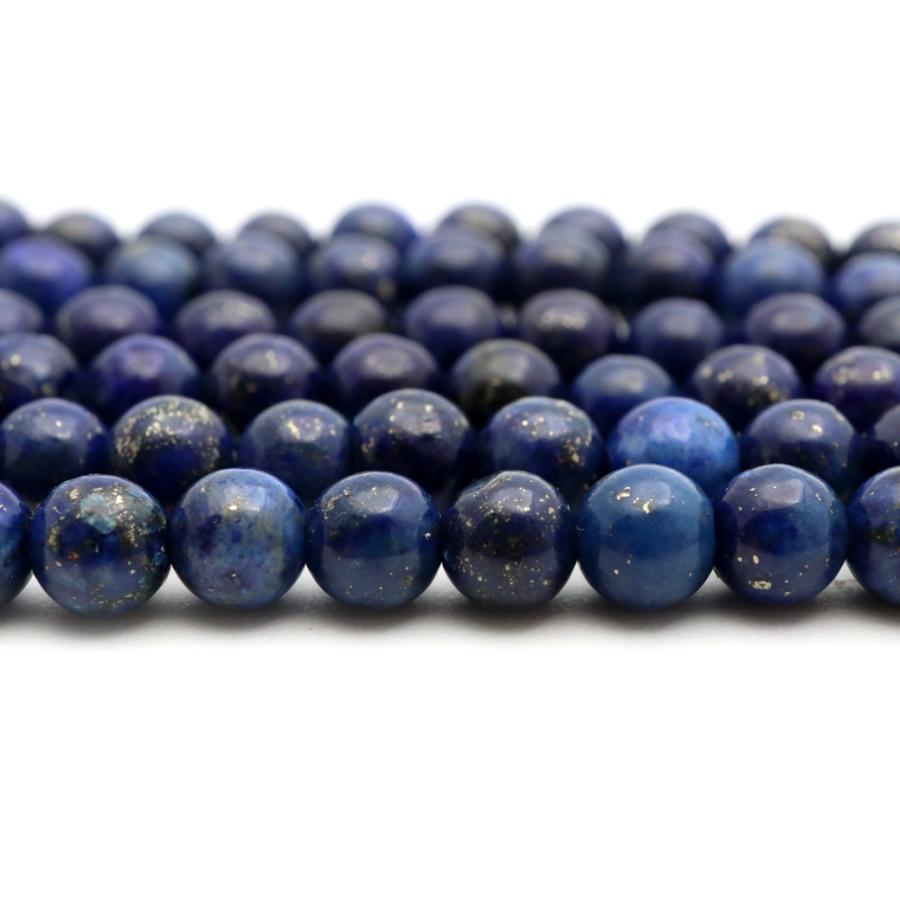GOLD STONE ラピスラズリ 一連 ビーズ 1本売り 4mm 約95玉前後 青金石 