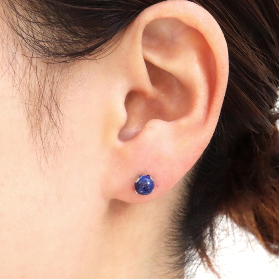 GOLD STONE ラピスラズリ ピアス レディース メンズ スタッドピアス