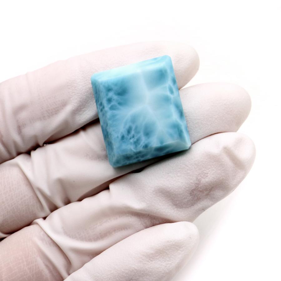 GOLD STONE ラリマー ルース 裸石 スクエア 天然石 ロイヤル