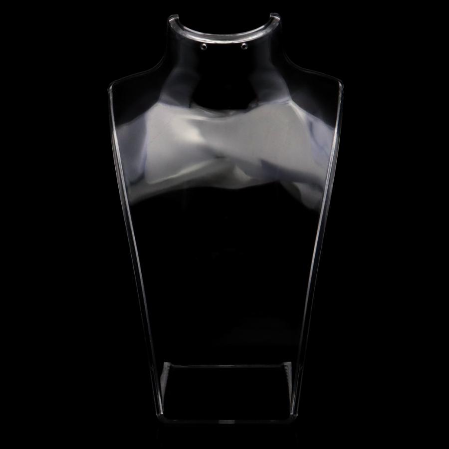 ホワイトマネキン 透明スタンド付き