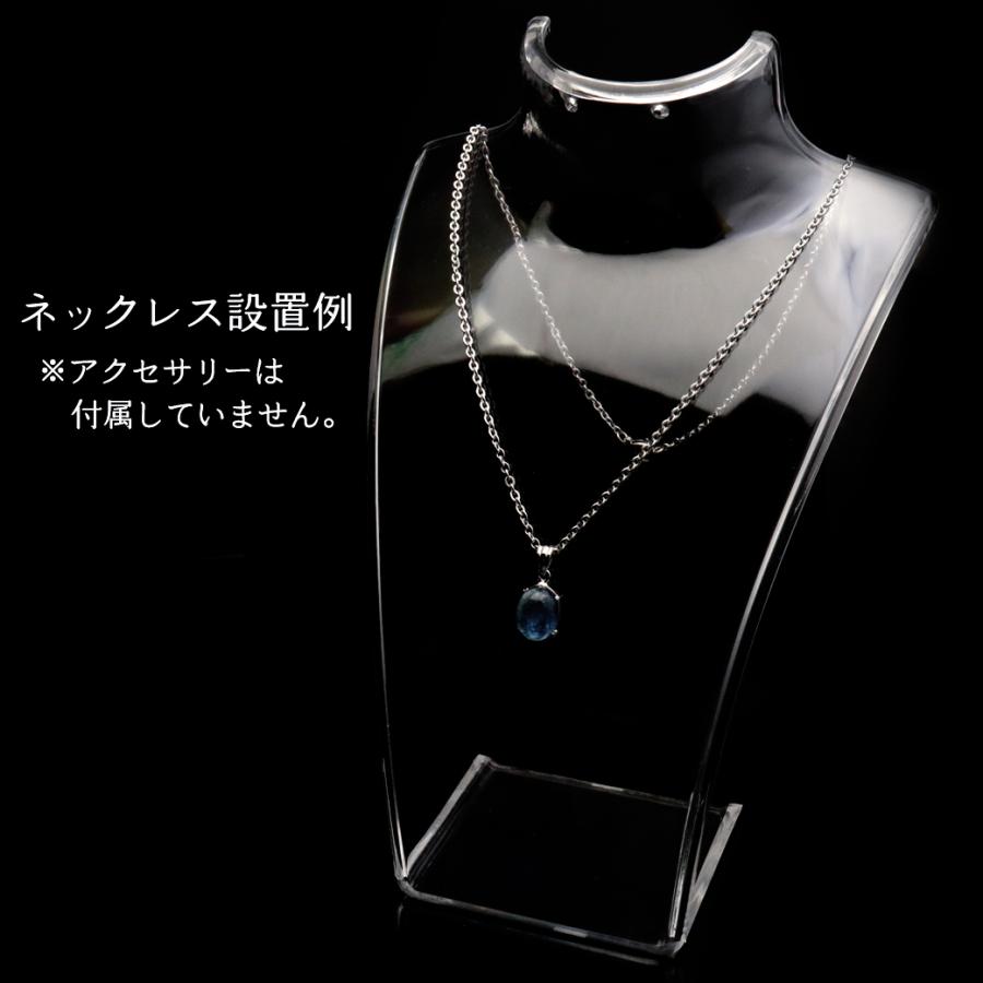 GOLD STONE マネキン アクリル トルソー スタンド クリア ネックレス