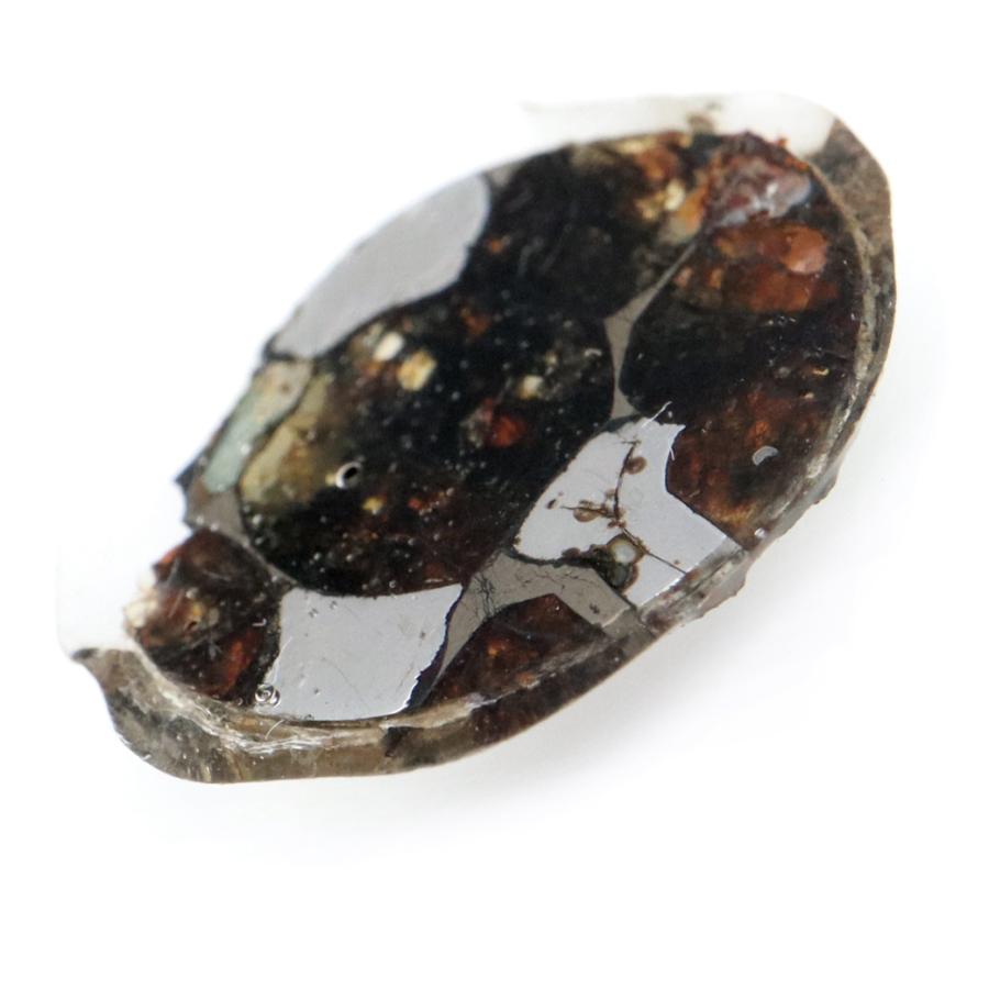 GOLD STONE パラサイト隕石 ケニア セリコ産 重量0.3g 隕石標本