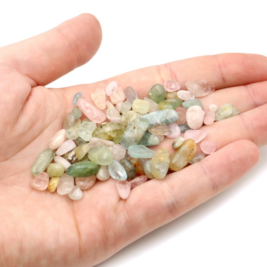 ミックスベリル 緑柱石 さざれ石 本物 100g 天然石 パワーストーン  