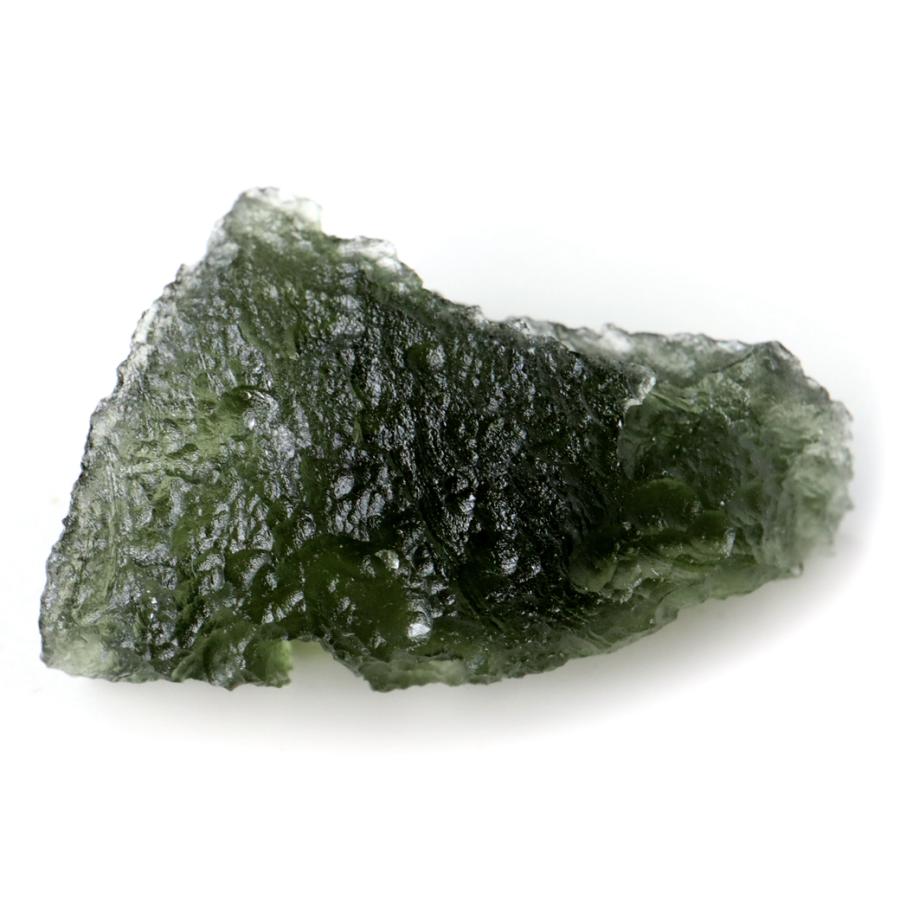 GOLD STONE モルダバイト 原石 4.7g 穴無し 天然ガラス 1点物 宇宙の