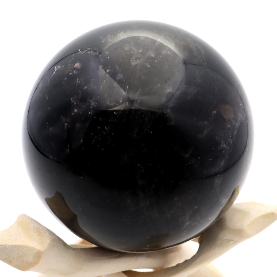 モリオン丸玉 黒水晶 茶水晶 パワーストーン 鑑賞石 黒曜石 天然石