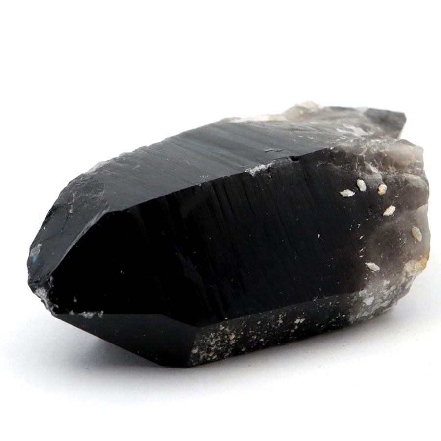 GOLD STONE モリオン 黒水晶 原石 ポイント 山東省産 77g 1点物 浄化