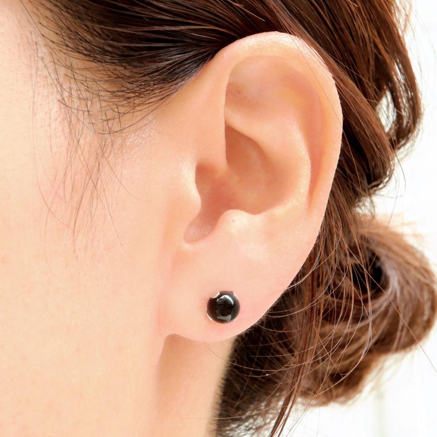 モリオンのピアスたん！かわいい！ GOLD STONE モリオン ピアス レディース メンズ スタッドピアス