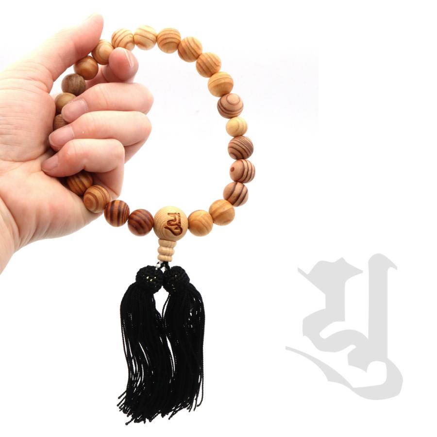 高野山 六木（りくぼく）御念珠 男性用 木箱付き 世界遺産 金剛峯寺