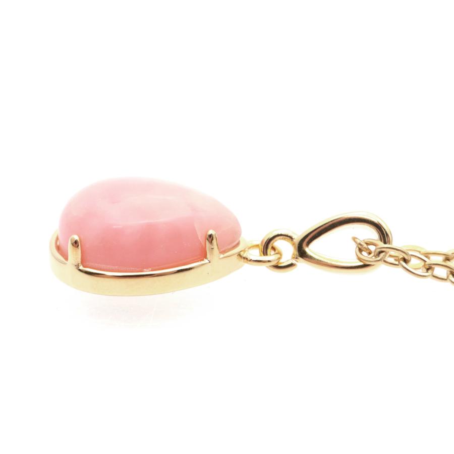 GOLD STONE ピンクオパール ペンダント レディース オーストラリア産